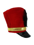 Adult Toy Soldier Hat Drum Majorette Christmas Nutcracker Costume Accessory Prop