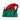 Unisex Adult Red and Green Elf Hat & Shoes Jingle Bells Holiday Costume Set