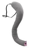 Grey Jumbo Elephant Ears Trunk Nose Tail Costume Zoo Animal Accessory Kit