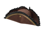 Deluxe Tricorn Tricorner Pirate Hat Buccaneers Cap Halloween Costume Accessory