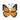Adult Orange Black Monarch Butterfly Wings Bug Antenna Headband Costume Accessory