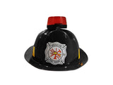 Fireman Plastic Helmet Light Up Firefighter Hat With Siren Costume Accessory