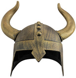 Adult Medieval Barbarian Helmet Horns Viking Horned Halloween Costume Accessory