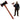 Nicky Bigs Novelties Double-Bladed Bloody Axe Prop 30" Killer Clown Evil Psycho Costume Weapon Fake Plastic Horror Lumberjack Cosplay Accessory for Men and Women
