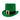 Adult Deluxe Tall Green Felt St. Patricks Day Leprechaun Top Hat Buckle Costume
