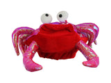 Adult Iridescent Crab Party Hat Sea Crawfish Funny Mardi Gras Costume Accessory