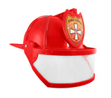 Fireman Costume - Hard Helmets - Fireman Helmet - Firefighter Hats - Fireman Accessories, Adjustable