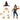 Nicky Bigs Novelties Black Scarecrow Hat & Straw Kit Thick Raffia Straw Halloween Costume 11 Piece Accessory Set for Adults Cosplay Fall Decorations