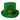St. Patricks Day Green Top Hat Gold Buckles Shoe Covers Leprechaun Accessory Set
