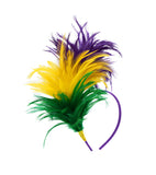 Womens 1920s Faux Colorful Feather Headband Flapper Headpiece Costume Accessory