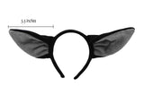 Cute Adult Black Bat Animal Ears On Headband Cosplay Costume Accessory