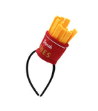 Fun Mini French Fry Hat French Fries Headband Novelty Food Hat Vendor Costume