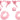 3 Pigs and Wolf Headband Tails Noses Costume Set, Pink/Gray, One Size