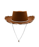 Kids 1950's Cowboy Hat Toddler Cowgirl Hats Western Birthday Party Halloween Dress Up Costume