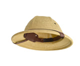 Nicky Bigs Novelties Deluxe Pith Helmet Safari Hat, Khaki, Adjustable