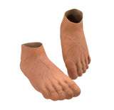 Adult Oversized Giant Jumbo Funny Bare Feet Caveman Halloween Costume Accessory