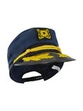 Yacht Skipper Boat Captain Hat Sailor Ship Cap Navy Blue Gold Aviator Sunglasses