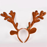 Reindeer Antlers Holiday Headband Deer Horns Ears Christmas Costume Headpiece