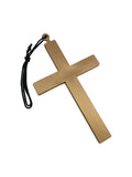 Large Plastic Gold Monk Cross Priest Nun Crucifix Cross Costume Accessories