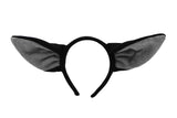 Cute Adult Black Bat Animal Ears On Headband Cosplay Costume Accessory