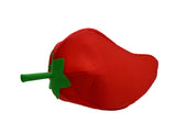 Adult Red Chili Pepper Food Hat Adult Red Hot Festive Cinco de Mayo Costume Accessory