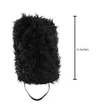 Adult Black Bearskin Nutcracker Hat - Fabric Toy Solider Royal Guard Soldier Hats- Theme Halloween Costume Accessory, One Size