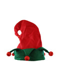 Nicky Bigs Novelties Light Up Elf Hat Costume Accessory, Red Green, One Size