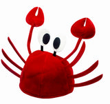 Nicky Bigs Novelties Adult Crazy Crab Hat, Red, One Size