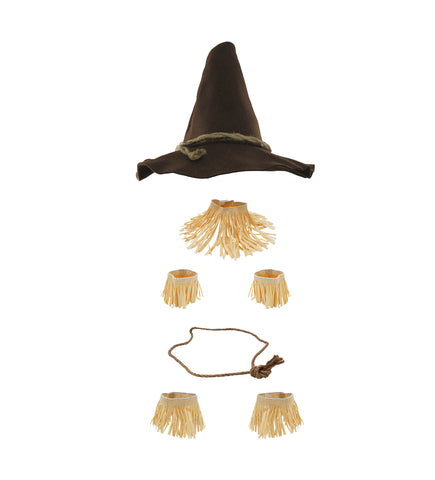 Nicky Bigs Novelties Adult Deluxe Felt Scarecrow Hat And Straw Kit Oktoberfest Wizard Witch Hillbilly Costume Accessories