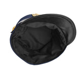 Child Deluxe Navy Conductor Hat Navy Blue Pretend Costume Accessory Prop