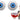 Fake Moving Wobbly Blue Eyeballs Gravity Eyes Set Spooky Halloween Cosplay Prop