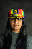 Unisex Adult Pride Rainbow Captain Hat, Multi, Adjustable