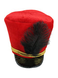 Adult Toy Soldier Hat Drum Majorette Christmas Nutcracker Costume Accessory Prop