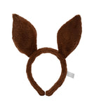 Animal Kangaroo Ears Headband Bendable Tail Halloween Costume Accessory Set