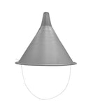 Nicky Bigs Novelties Tin Funnel Hat Halloween Costume Accessory Thick Silver Plastic Funnel Helmet