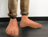 Adult Oversized Giant Jumbo Funny Bare Feet Caveman Halloween Costume Accessory