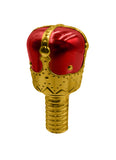 Red Royal Scepter Gold King Queen Staff Medieval Halloween Costume Accessory