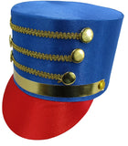 Adult Drummer Boy Toy Soldier Hat Shoulder Epaulettes Costume Accessory