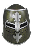 Nicky Bigs Novelties Adult Medieval Knight Helmet Costume - Templar Crusader Headwear Accessory With Folding Face Mask