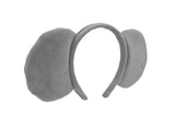 Unisex Adult Jumbo Gray Mouse Ears Headband Tail Nose Halloween Accessory Set